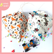Load image into Gallery viewer, BARU!! Slabber Bayi Koboi | Tatakan Air Liur 10+ Motif | Bahan Katun