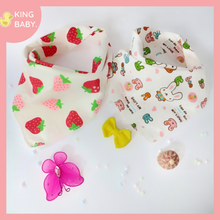 Load image into Gallery viewer, BARU!! Slabber Bayi Koboi | Tatakan Air Liur 10+ Motif | Bahan Katun